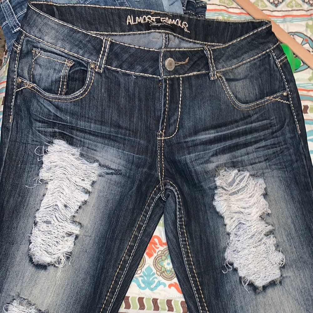 Bootcut jeans, size 13.